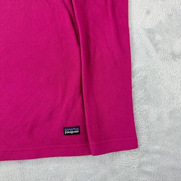 Vintage Patagonia Micro D Fleece Pullover  Pink 1/4 Zip Women's Sz Small 26277 - Picture 10 of 12